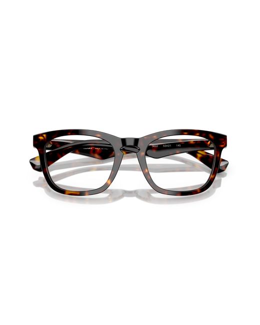 Burberry Black Be2417 3002 Optical Frames Acetate Transparent Squared Normal for men