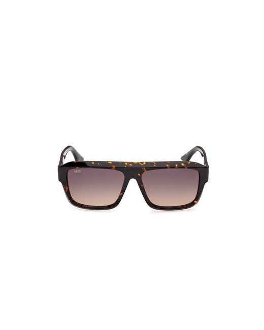Gcds Black Gd0075 52B Sunglasses Acetate Smoke Squared Normal