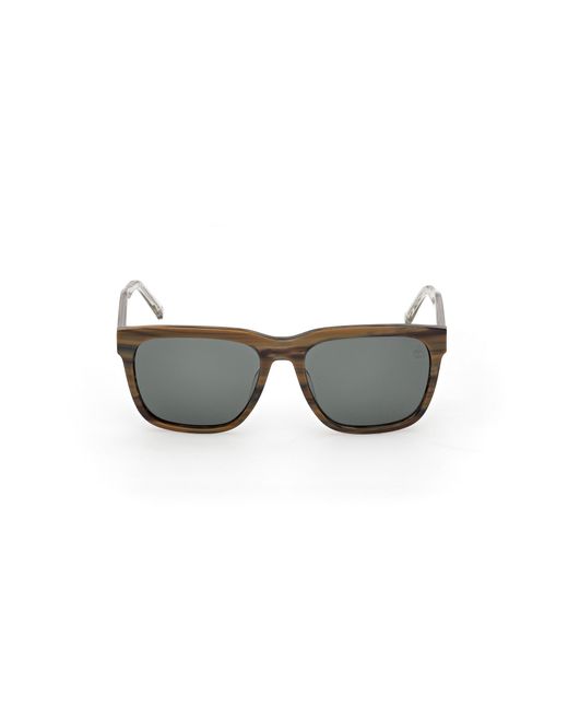 Timberland Black Tb00059 96R Sunglasses Acetate Squared Polarized for men