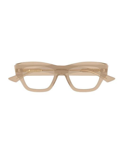 Bottega Veneta Black Bv1360O 008 Optical Frames Acetate Transparent Squared