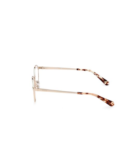 Guess Black Gu5221 032 Optical Frames Metal Round Normal