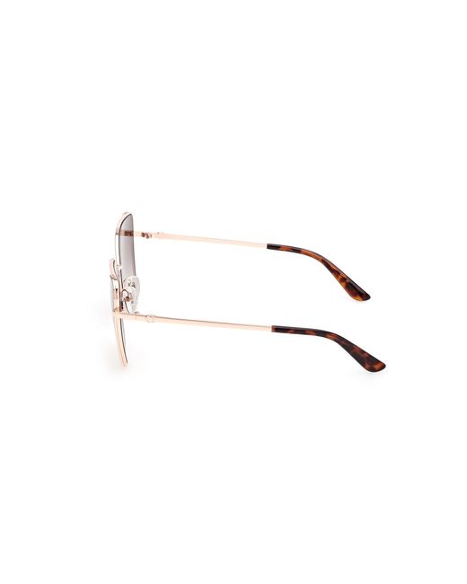 Guess Black Gu00192 28F Sunglasses Metal Butterfly Normal