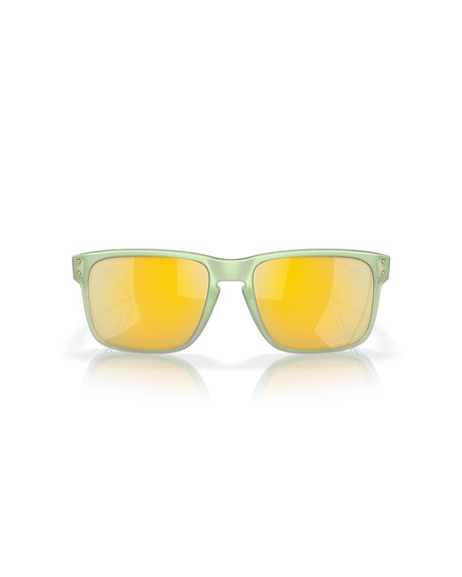 Oakley Black Oo9102 Holbrook 9102Y0 Sunglasses Plastic Squared Polarized Mirror for men