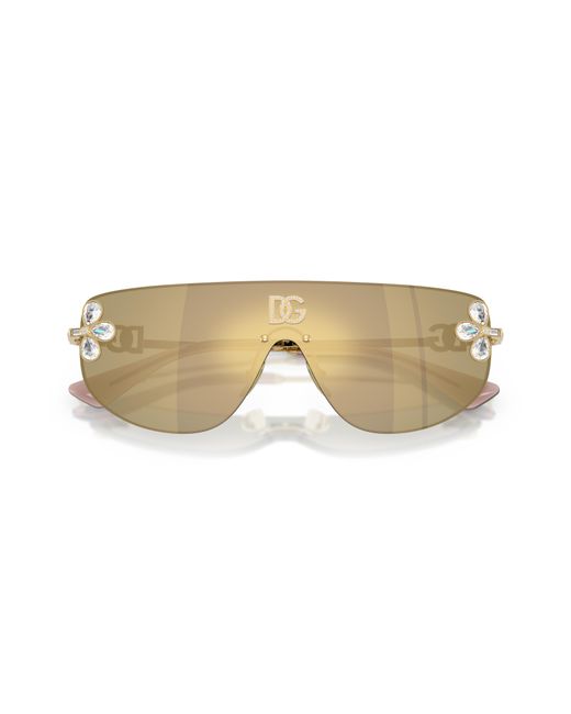 Dolce & Gabbana Black Dg2333B 02/03 Sunglasses Metal Squared Normal