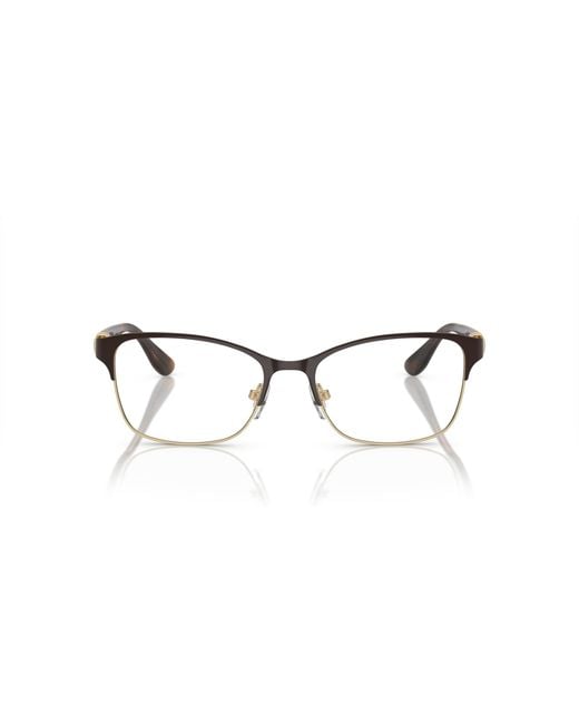 Vogue Eyewear Black Vo4050 997 Optical Frames Metal Squared Normal