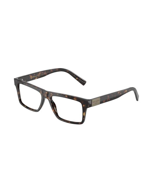 Dolce & Gabbana Black Dg3368 502 Optical Frames Acetate Squared for men