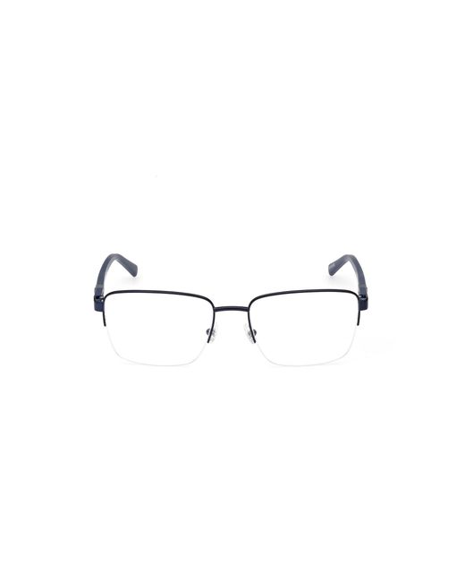 Timberland Black Tb1818 091 Optical Frames Metal Squared Normal for men
