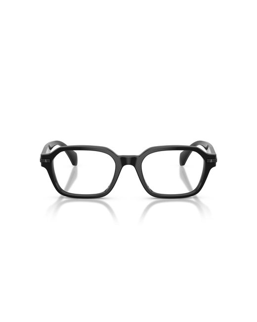 Moncler Black Me2015 3001 Optical Frames Acetate Transparent Geometric Normal