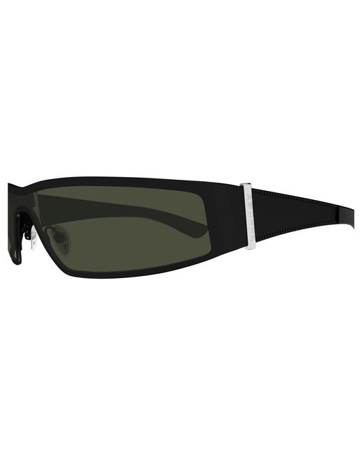McQueen Black Am0491S 001 Sunglasses Acetate Geometric