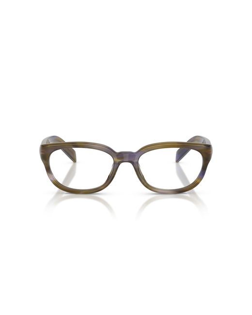 Prada Black Pr D03Vu 23G1O1 Optical Frames Acetate Transparent Pantos Normal