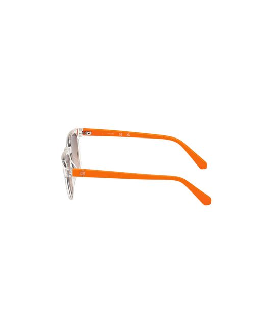 Guess Black Gu00129 26F Sunglasses Injected Squared Normal