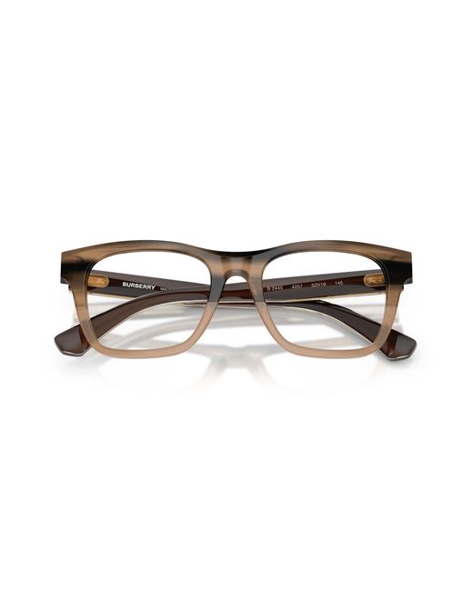 Burberry Black Be2445 4207 Optical Frames Acetate Squared Normal for men