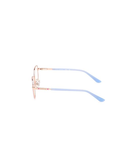 Guess Black Gu50140 074 Optical Frames Metal Round Normal
