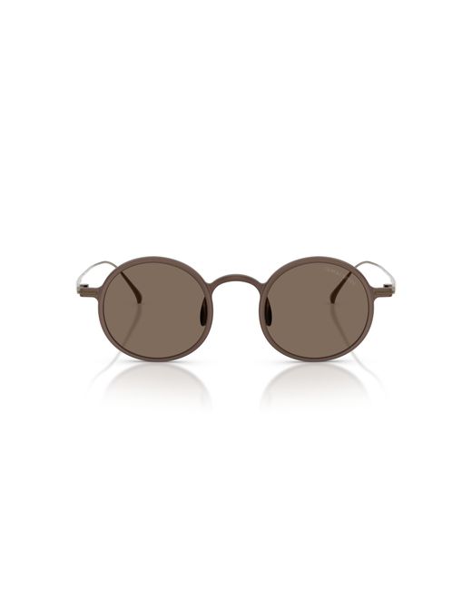 Giorgio Armani Black Ar6173T 340773 Sunglasses Titanium Pantos Normal for men