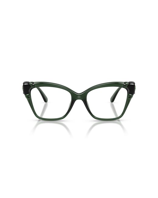 Swarovski Black Sk2056U 1087 Optical Frames Injected Cat Eye Normal