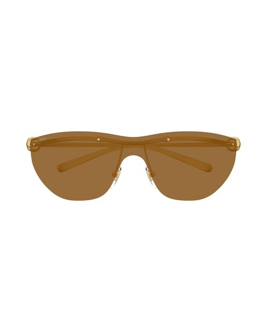Gucci Black Gg1700S 004 Sunglasses Metal Mask