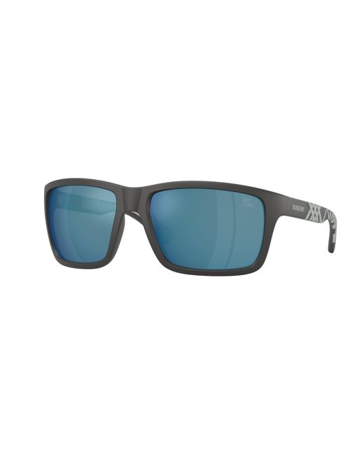 Burberry Black Be4483 423355 Sunglasses Injected Squared Normal for men