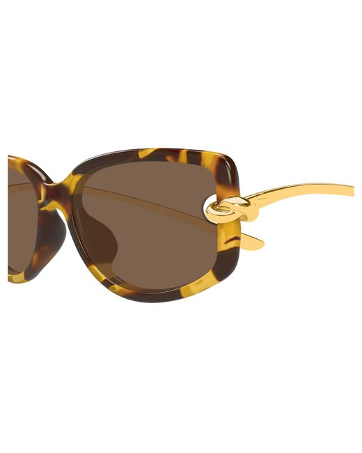 Bottega Veneta Black Bv1440Sa 002 Sunglasses Bio-Injected Geometric