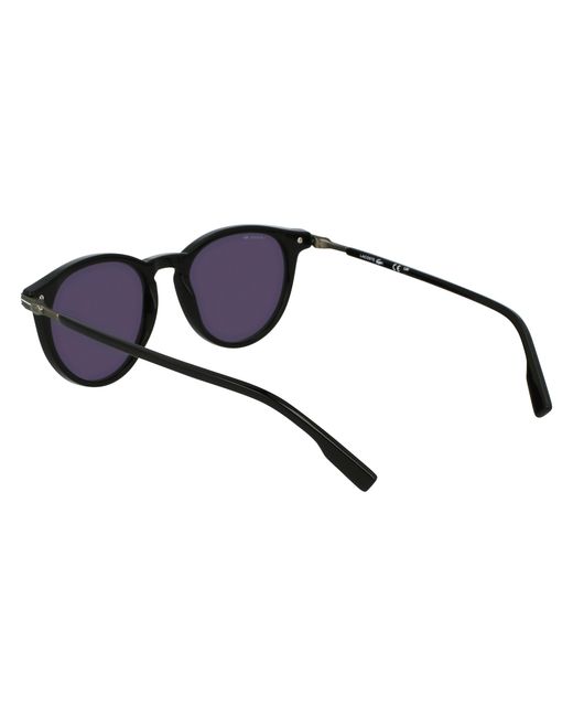 Lacoste Black L6034S 001 Sunglasses Acetate Round Normal Normal for men