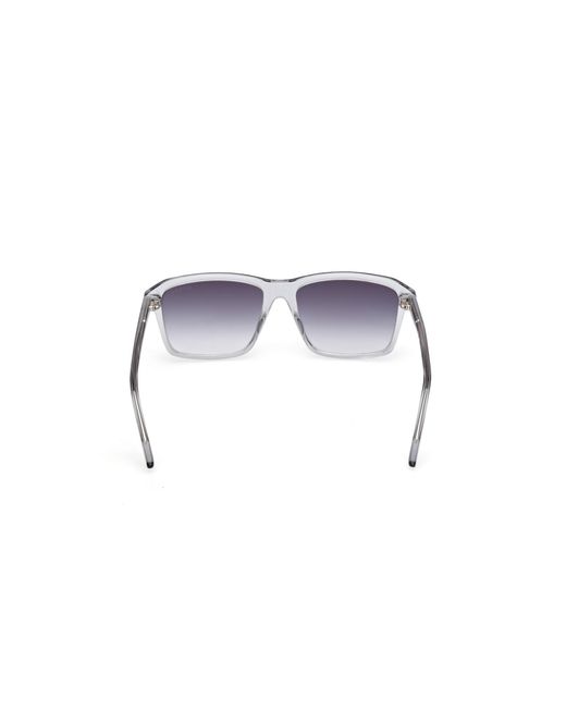 Guess Black Gu00236 20B Sunglasses Injected Smoke Squared Normal