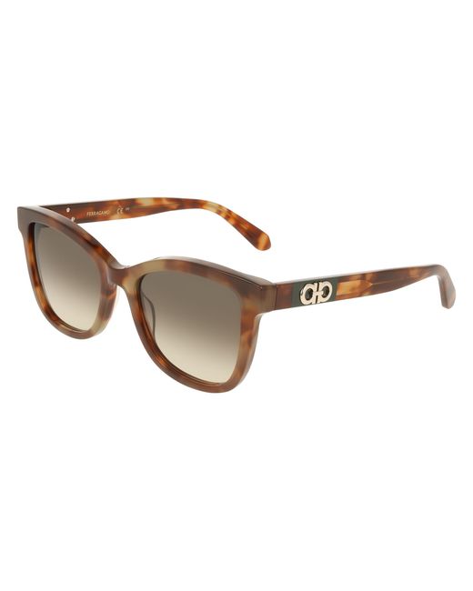 Ferragamo Black Sf2108S 225 Sunglasses Acetate Squared Normal