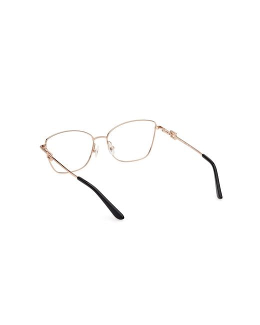 Guess Black Gu2974 028 Optical Frames Metal Cat Eye Normal