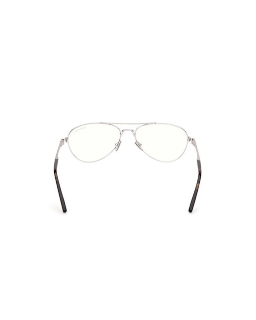 Tom Ford Black Ft6128-B 016 Optical Frames Metal Pilot Normal for men