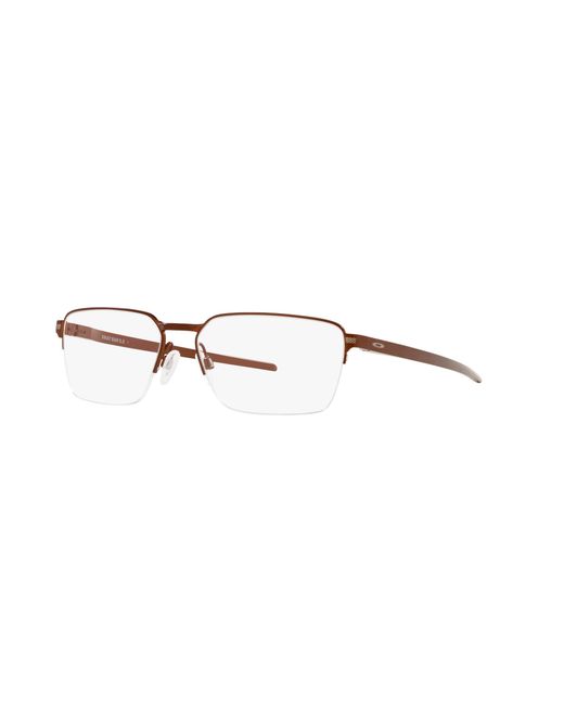 Oakley Black Ox5076 L507603 Optical Frames Titanium Transparent Round Normal for men