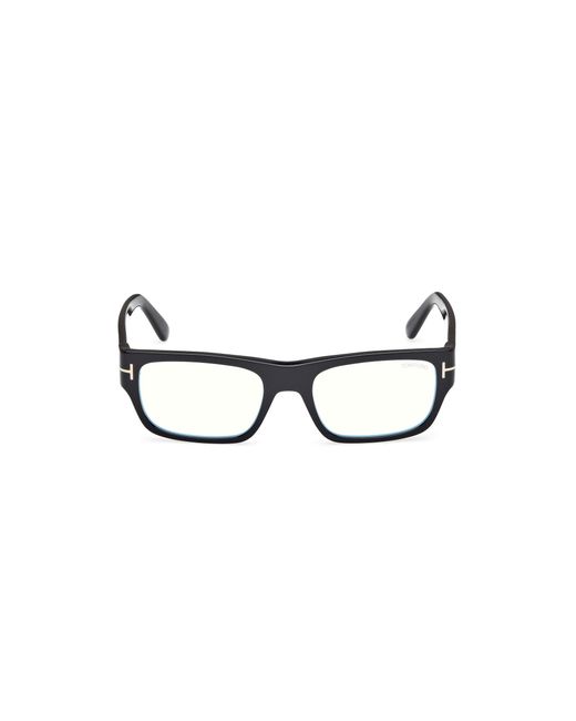 Tom Ford Black Ft6034-B 001 Optical Frames Acetate Squared Normal for men