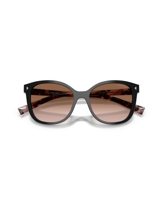Prada Black Pr 22Zs 28F90P Sunglasses Acetate Squared Normal Shaded