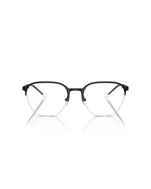 Emporio Armani Black Ea1160 3001 Optical Frames Metal Transparent Pantos Normal for men