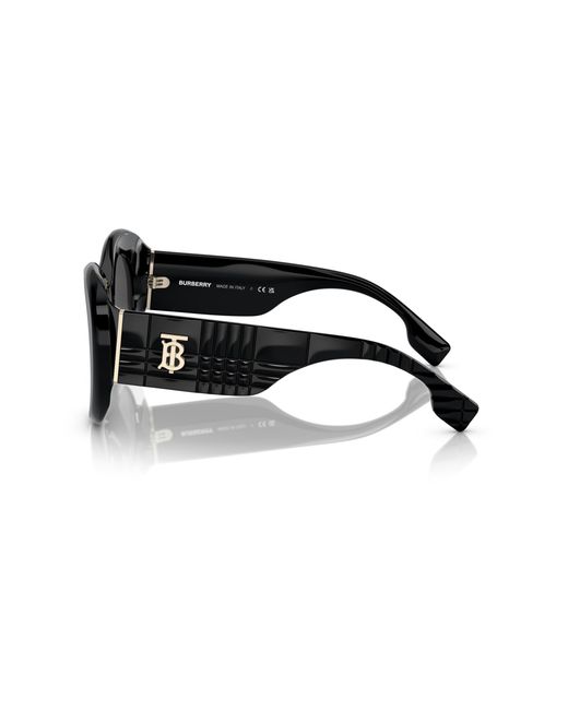 Burberry Black Be4370U Margot 300187 Sunglasses Acetate Round Normal