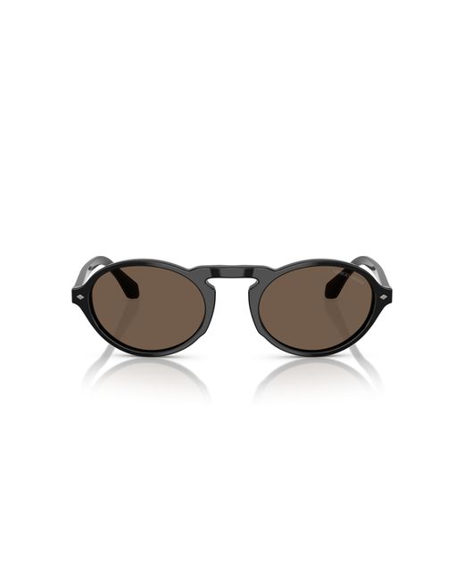 Giorgio Armani Black Ar8219U 58758T Sunglasses Acetate Round Normal for men