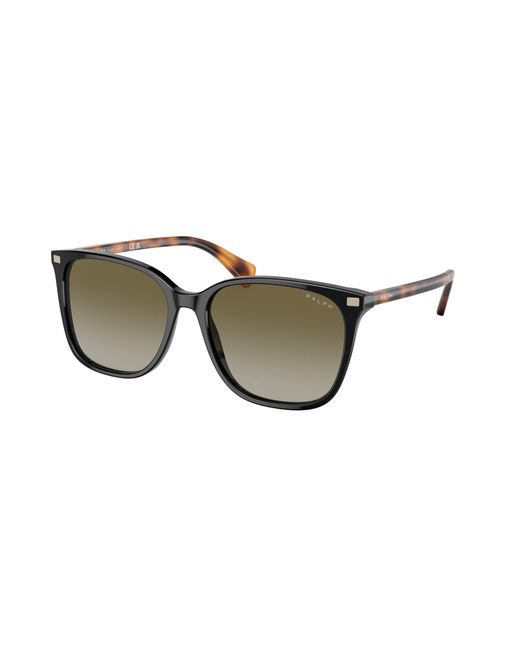 Ralph Lauren Black Ra5293 Vvcv 60378E Sunglasses Acetate Squared Normal Shaded