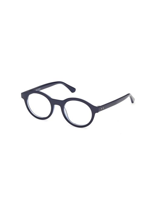 Web Black We5472 092 Optical Frames Acetate Round Normal for men