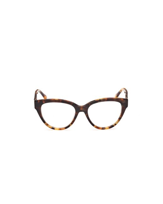 Max Mara Black Mm5230 056 Optical Frames Acetate Round Normal