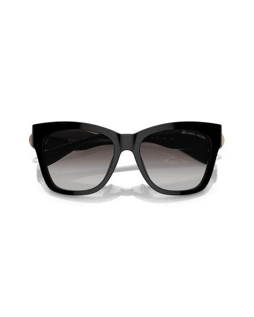 Michael Kors Black Mk2182U Empire Square 30058G Sunglasses Acetate Butterfly Normal Shaded