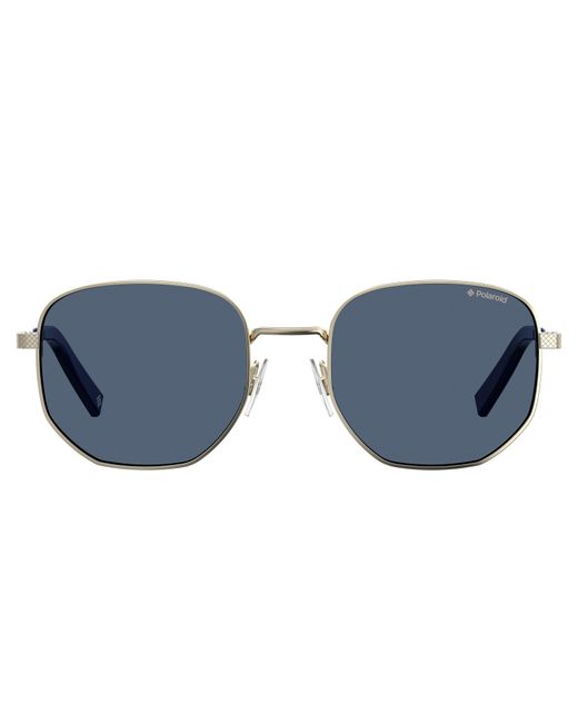 Polaroid Black Pld 2081/S/X 3Yg/C3 Sunglasses Metal Squared Polarized for men