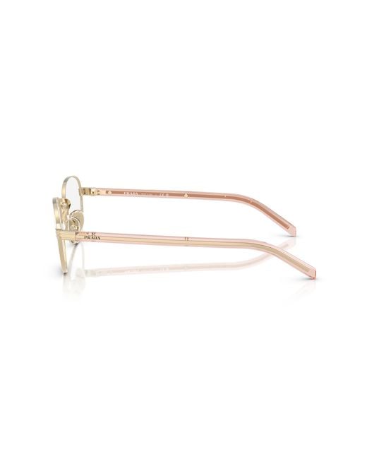 Prada Black Pr B53V Acx1O1 Optical Frames Metal Round Normal