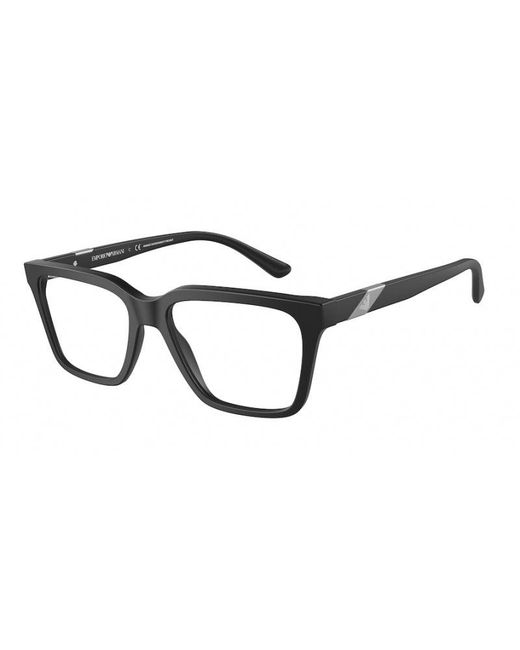 Emporio Armani Black Ea3194 5898 Optical Frames Acetate Squared for men