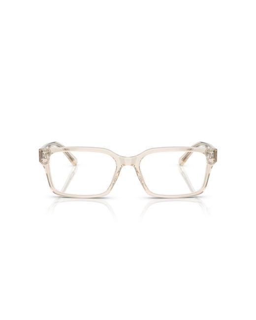 Emporio Armani Black Ea3244 6179 Optical Frames Acetate Squared Normal for men