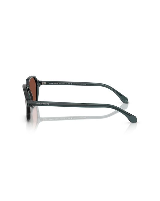 Giorgio Armani Black Ar8220 6171C5 Sunglasses Acetate Squared Normal for men