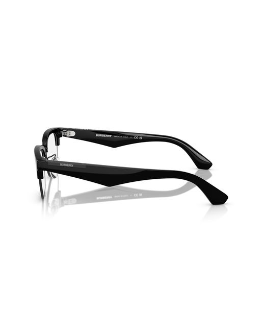 Burberry Black Be2424D 3001 Optical Frames Injected Squared Normal for men