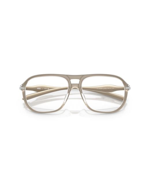 DIESEL Black Dl6008U 2035 Optical Frames Injected Round Normal
