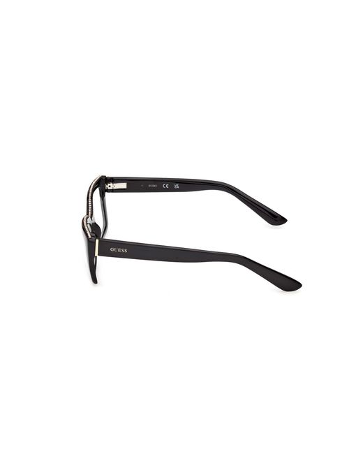 Guess Black Gu50360 001 Optical Frames Acetate Squared Normal