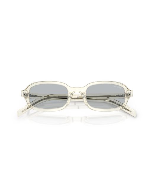 Prada Black Pr D06S 12X40W Sunglasses Acetate Round Normal