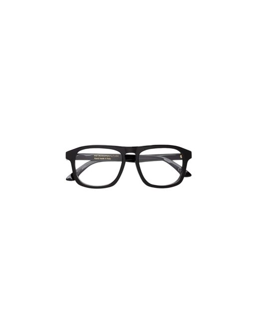 Retrosuperfuture Black Tj9 Numero 123 Optical Frames Acetate Squared