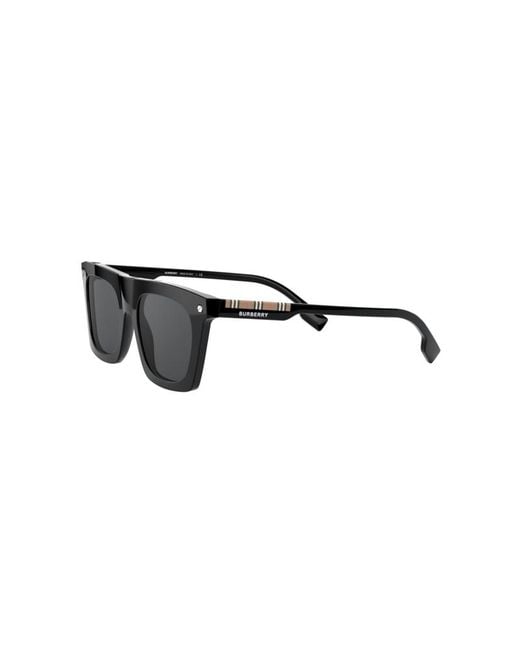Burberry Black Be4318 Camron 300187 Sunglasses Plastic Squared Normal for men