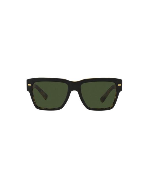 Dolce & Gabbana Green Dg4431 340471 Sunglasses Acetate Squared Normal for men