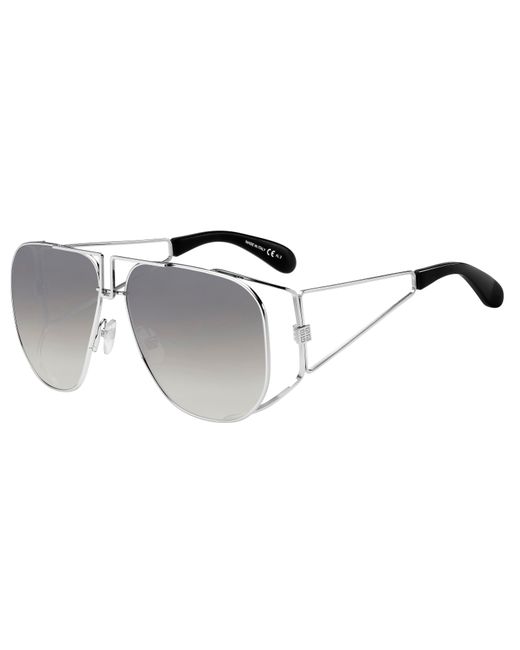 Givenchy Black Gv 7129/S 010/Ic Sunglasses Metal Pilot Normal